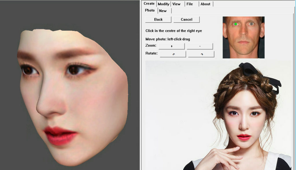 FaceGen Artist DEMO DAZ Studio 3DCG Chrome 3D