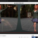 Sketchfab VR YouTube Fuse CC Mixamo VRゴーグルなし